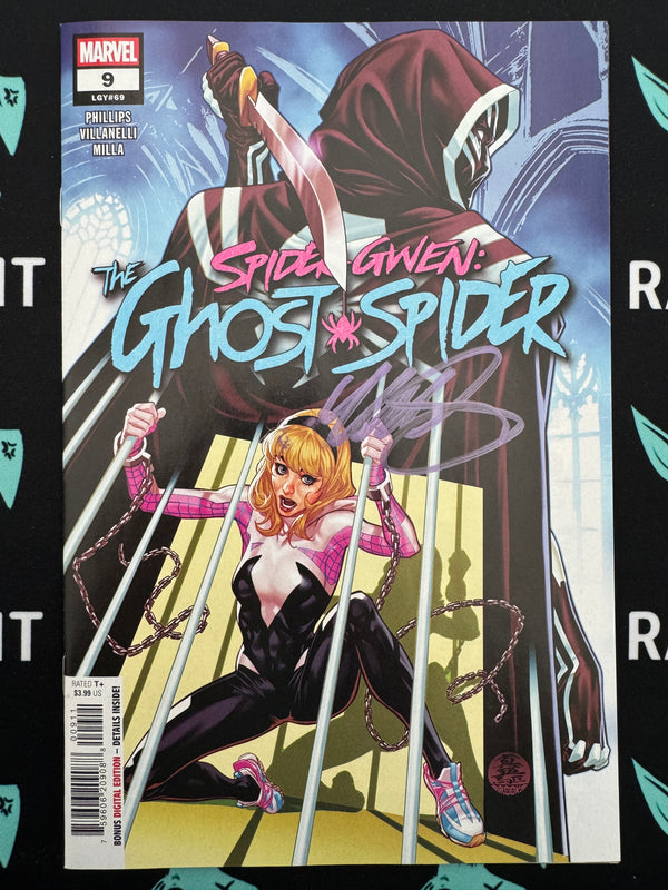 SPIDER-GWEN: THE GHOST-SPIDER #9 | MAIN COVER | SIGNED BY MARK BROOKS