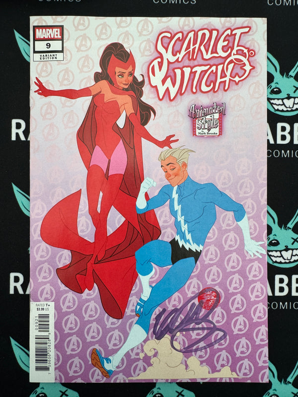 SCARLET WITCH #9 | MARK BROOKS ANIMATED-STYLE VARIANT | SIGNED BY MARK BROOKS