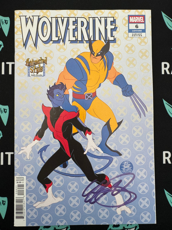 WOLVERINE #6 | MARK BROOKS ANIMATED-STYLE VARIANT | SIGNED BY MARK BROOKS