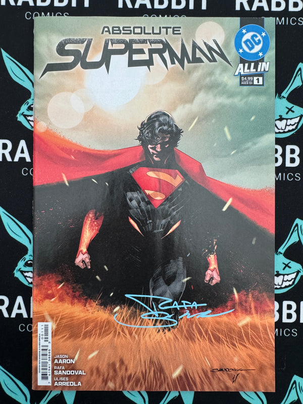 ABSOLUTE SUPERMAN #1  | CVR A RAFA SANDOVAL | SIGNED BY RAFA SANDOVAL