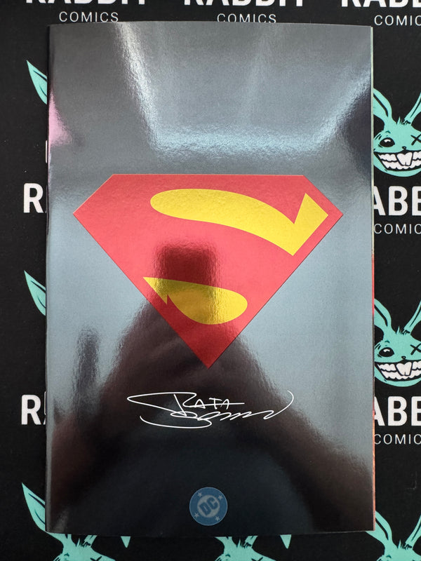 ABSOLUTE SUPERMAN #1  | CVR E LOGO DESIGN FOIL VARIANT | SIGNED BY RAFA SANDOVAL