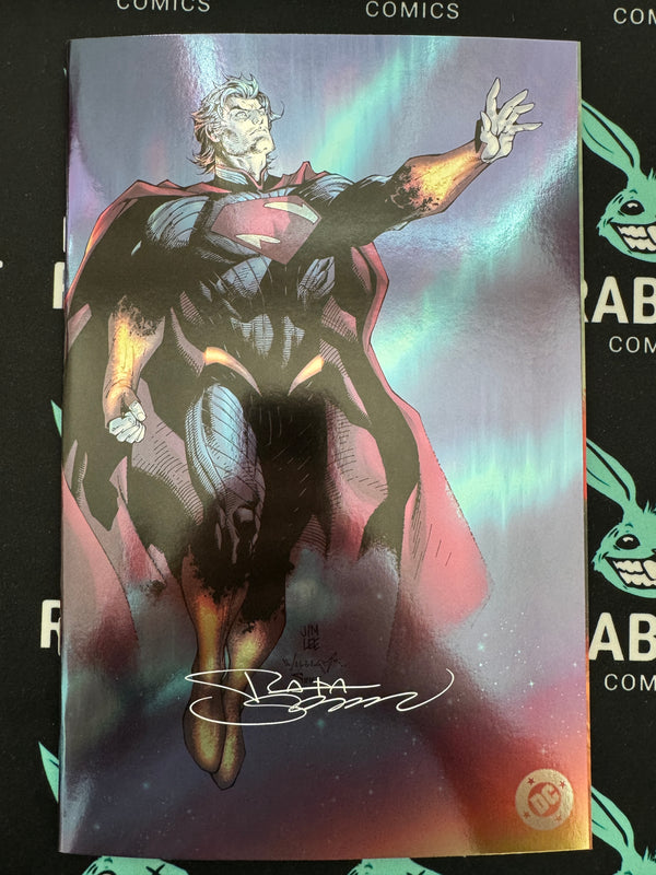 ABSOLUTE SUPERMAN #1  | CVR C JIM LEE FOIL VARIANT | SIGNED BY RAFA SANDOVAL