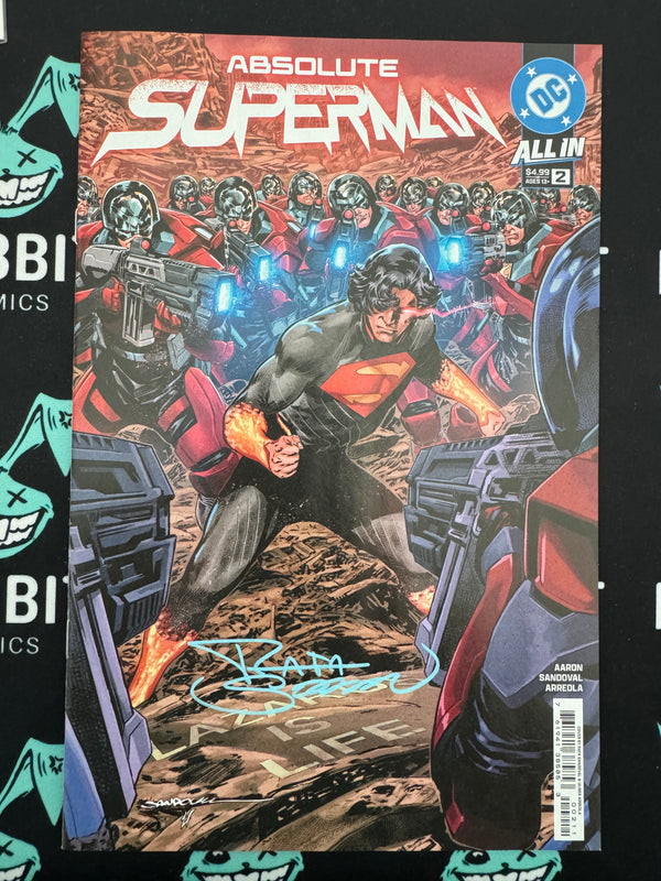 ABSOLUTE SUPERMAN #2 | CVR A RAFA SANDOVAL | SIGNED BY RAFA SANDOVAL