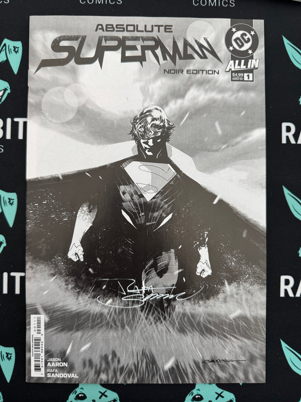 ABSOLUTE SUPERMAN NOIR EDITION #1 (ONE SHOT) | CVR A RAFA SANDOVAL | SIGNED BY RAFA SANDOVAL