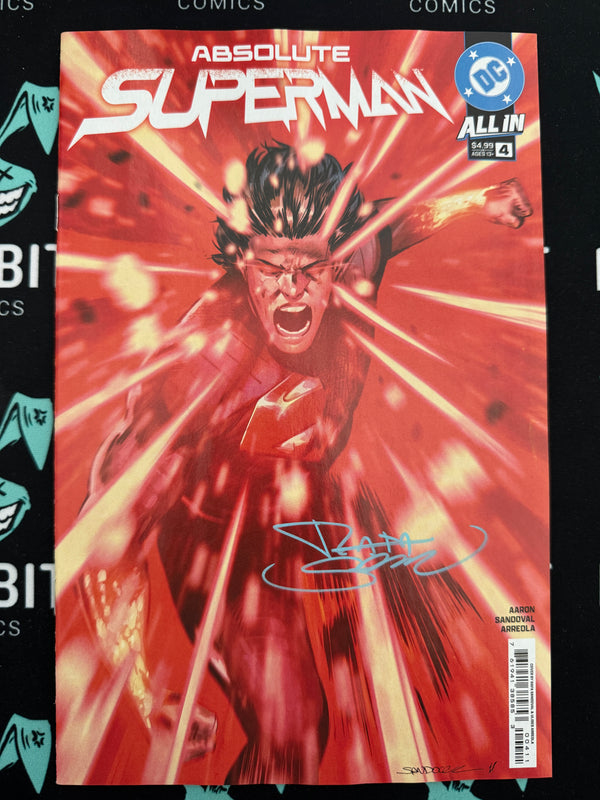 ABSOLUTE SUPERMAN #4 | CVR A RAFA SANDOVAL | SIGNED BY RAFA SANDOVAL