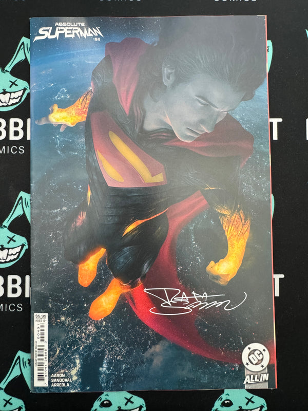 ABSOLUTE SUPERMAN #4 | CVR C RAHZZAH CARD STOCK VAR | SIGNED BY RAFA SANDOVAL