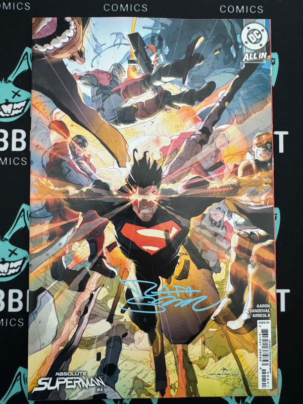 ABSOLUTE SUPERMAN #4 | 1:25 RATIO VARIANT | SIGNED BY RAFA SANDOVAL