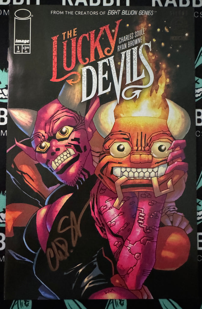 LUCKY DEVILS #1 (OF 9) | CVR B FRANK MILLER | SIGNED BY CHARLES SOULE