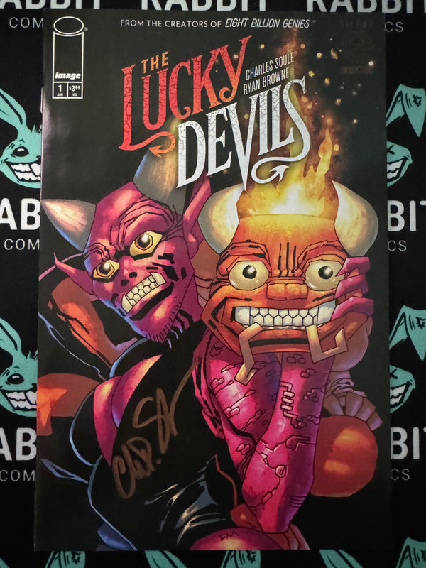 LUCKY DEVILS #1 (OF 9) | CVR B FRANK MILLER | SIGNED BY CHARLES SOULE