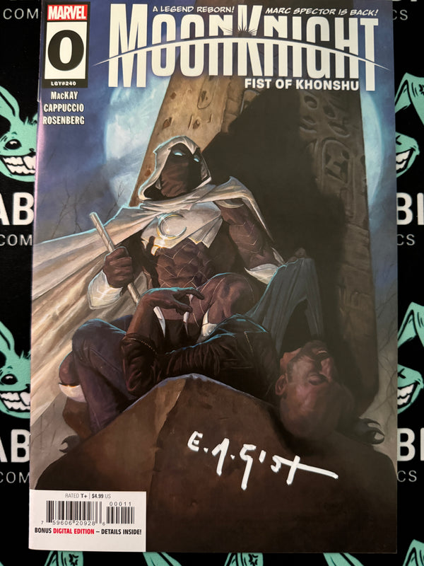 Moon Knight: Fist of Khonshu #0 | EM GIST | SIGNED BY EM GIST