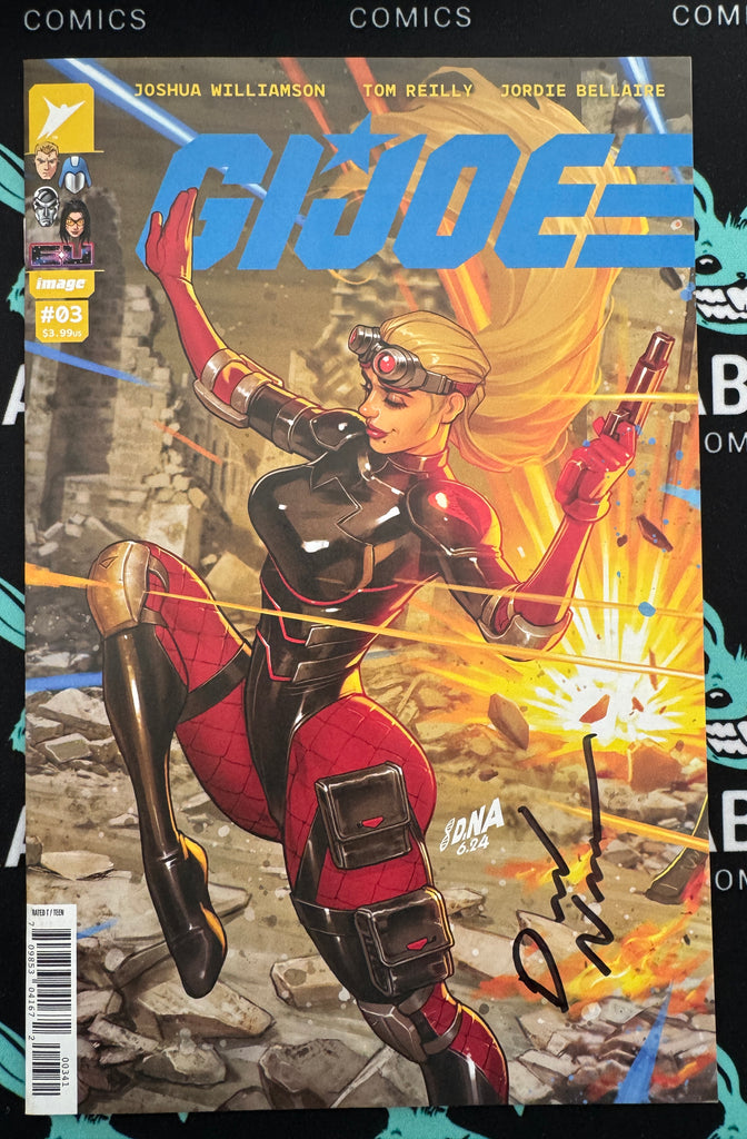 GI JOE #3 | CVR D INC 1:10 DAVID NAKAYAMA CONNECTING VAR | SIGNED BY DAVID NAKAYAMA