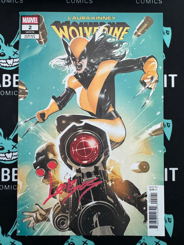 LAURA KINNEY: WOLVERINE #2 | PABLO VILLALOBOS VARIANT | SIGNED BY LOBOS