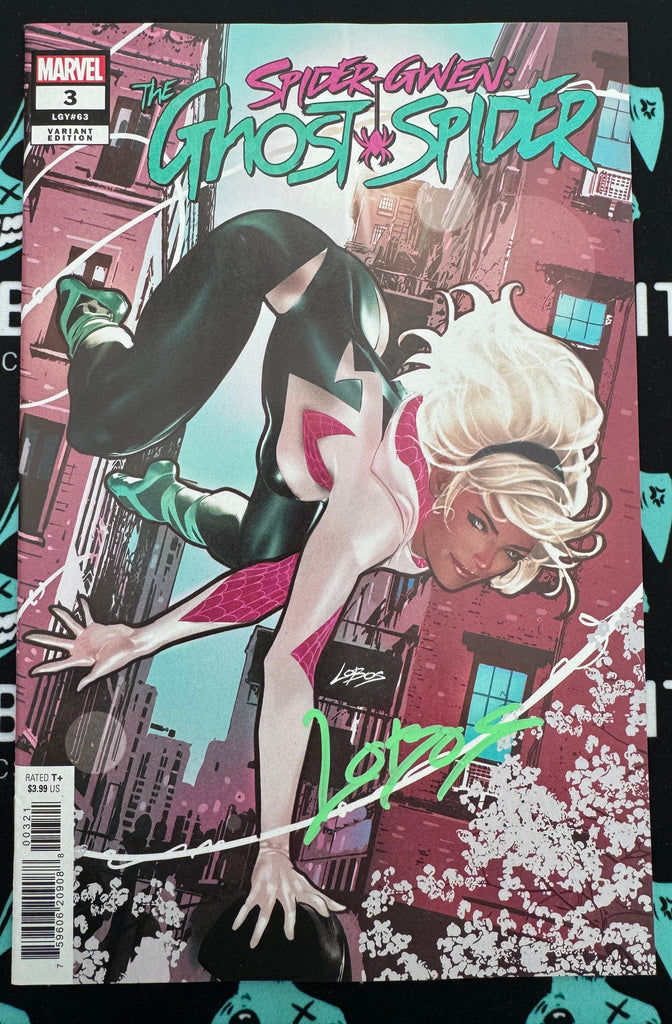 SPIDER-GWEN: THE GHOST-SPIDER #2 | PABLO VILLALOBOS VARIANT | SIGNED BY LOBOS