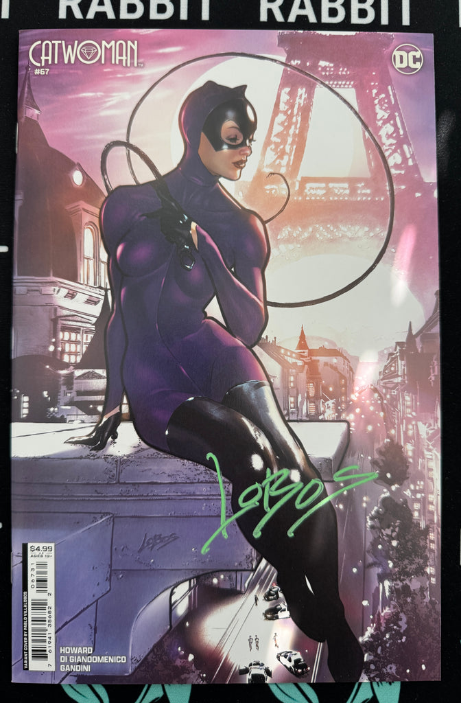 CATWOMAN #67 | CVR C PABLO VILLALOBOS CARD STOCK VARIANT | SIGNED BY LOBOS
