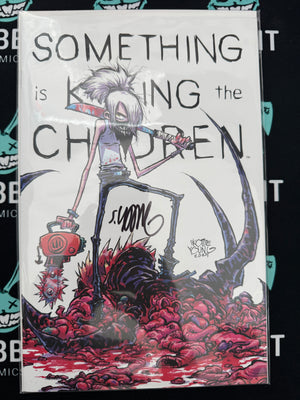 Something is Killing the Children #0 | Skottie Young White Variant | Signed by Skottie Young
