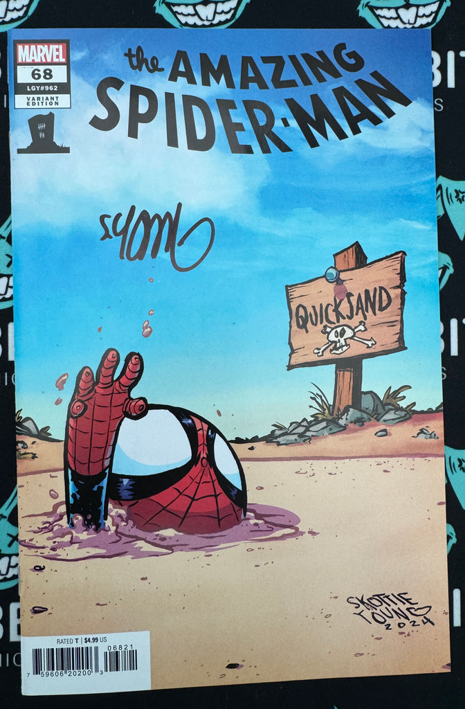 Amazing Spider-Man #68 | Skottie Young Variant | Signed by Skottie Young