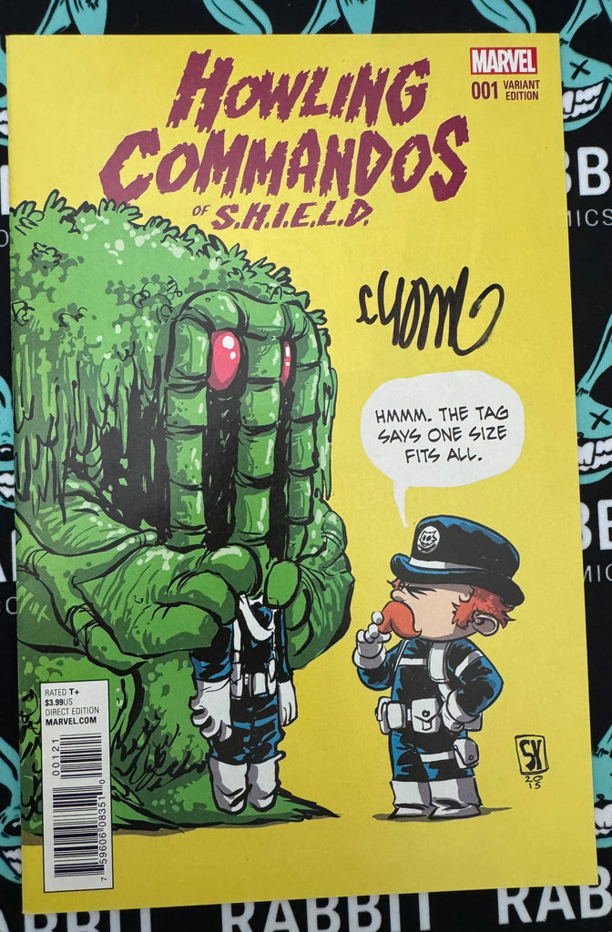 Howling Commandos of Shield #1 | Skottie Young Variant | Signed by Skottie Young