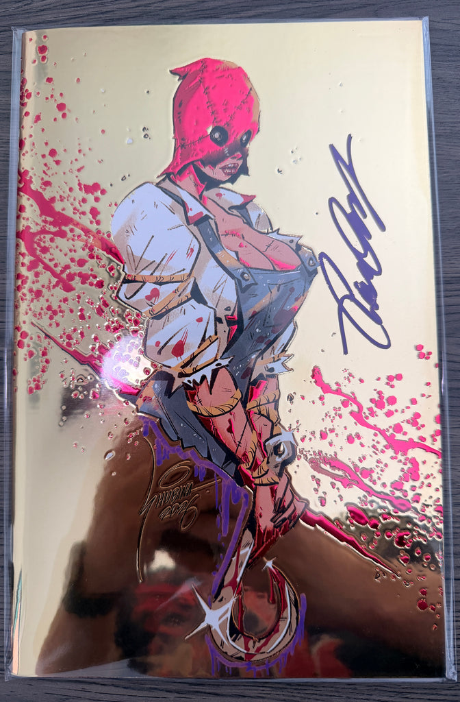 The Curse of Cleaver County #1 | MegaCon Sveta Shubina Yellow GOLD EMBOSSED LTD 25 | Signed by Garrett Gunn