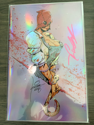 The Curse of Cleaver County #1 | MegaCon Sveta Shubina PURPLE Holofoil LTD 25 | Signed by Garrett Gunn