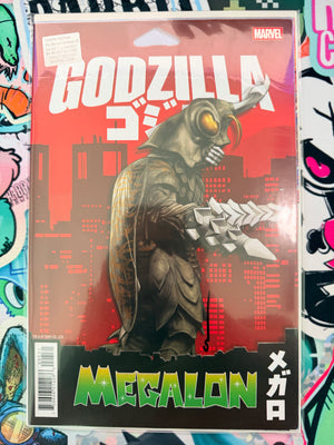 Godzilla Destroys The Marvel Universe #5 John Tyler Christopher Action Figure Variant | Signed by JTC