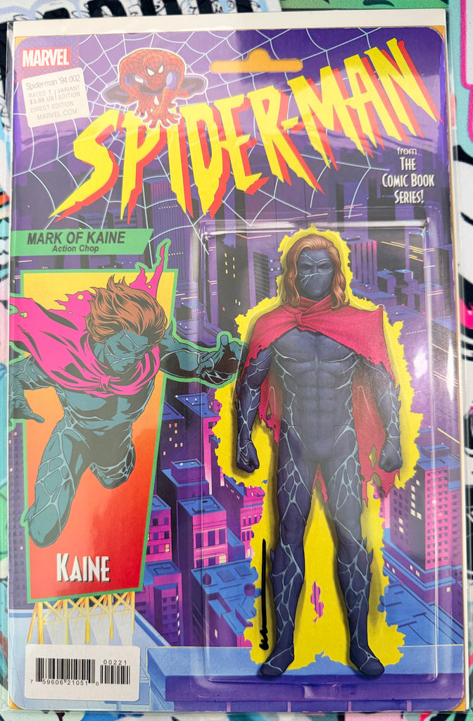 Spider-Man '94 #2 John Tyler Christopher Action Figure Variant | Signed by JTC