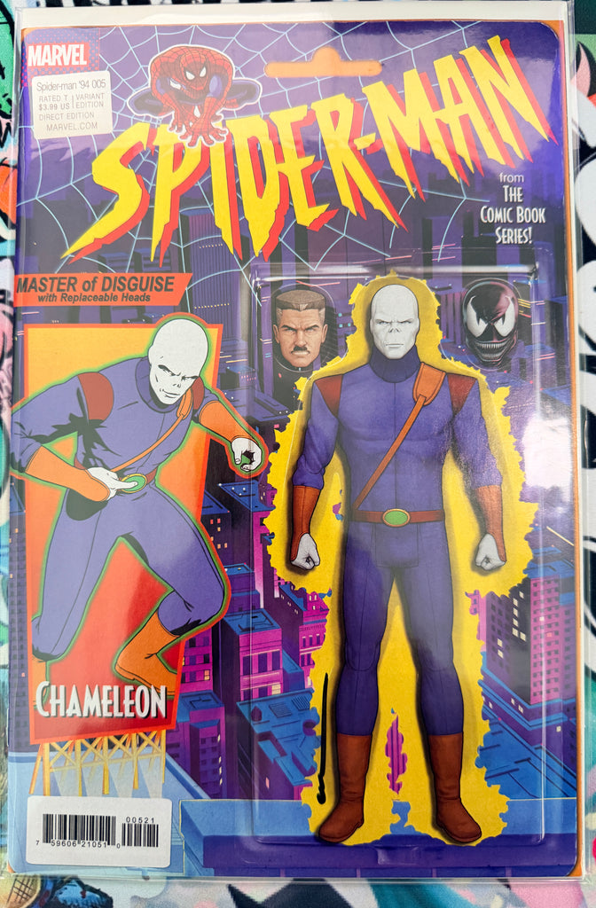 Spider-Man '94 #5 John Tyler Christopher Action Figure Variant | Signed by JTC