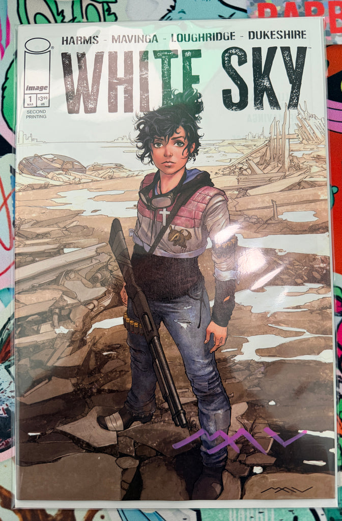 White Sky #1 2nd Printing (Mature) | Signed By JP Mavinga