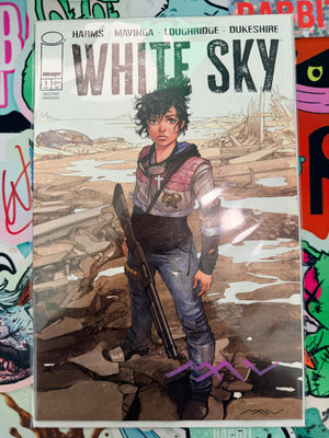 White Sky #1 2nd Printing (Mature) | Signed By JP Mavinga