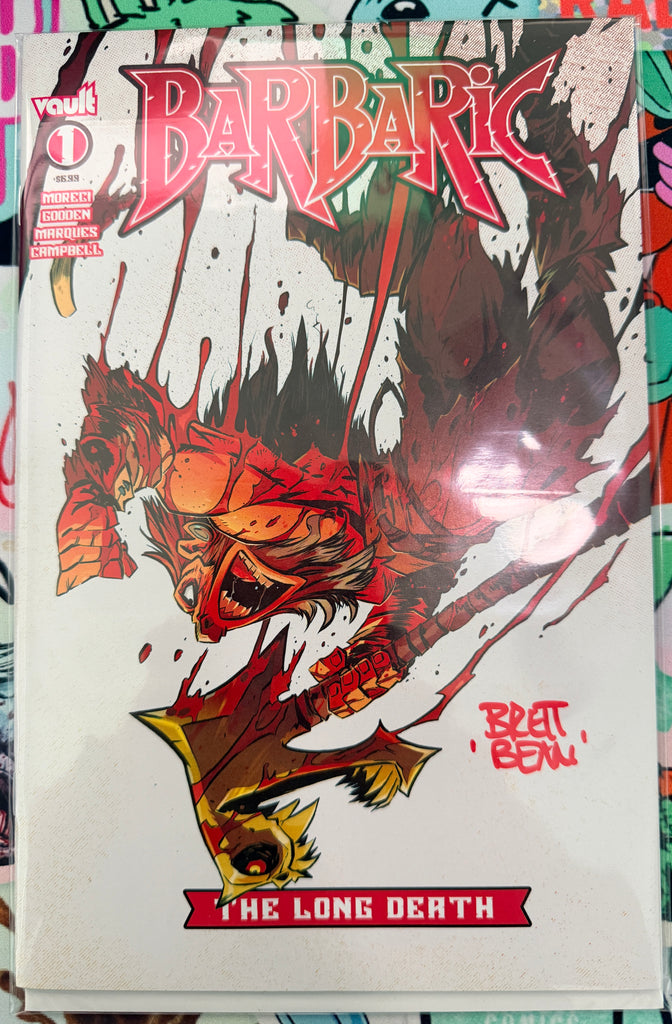 Barbaric The Long Death #1 (Of 3) Cover G Brett Bean Variant | Signed Brett Bean