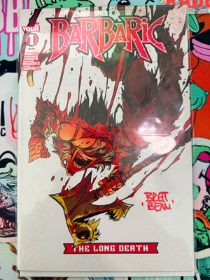 Barbaric The Long Death #1 (Of 3) Cover G Brett Bean Variant | Signed Brett Bean
