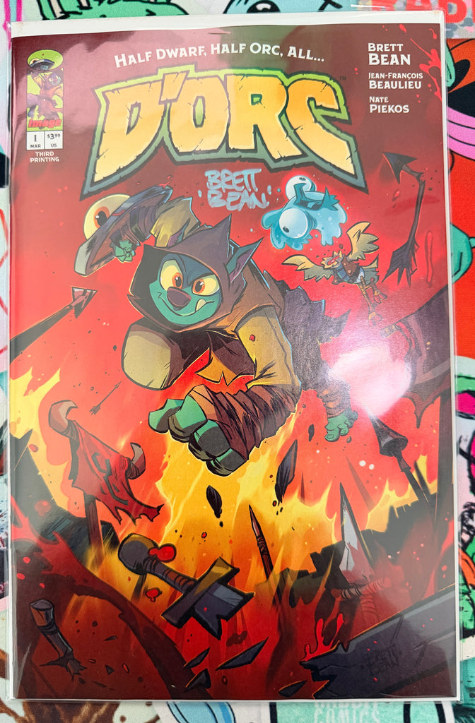 Dorc #1 3rd Printing | Signed by Brett Bean