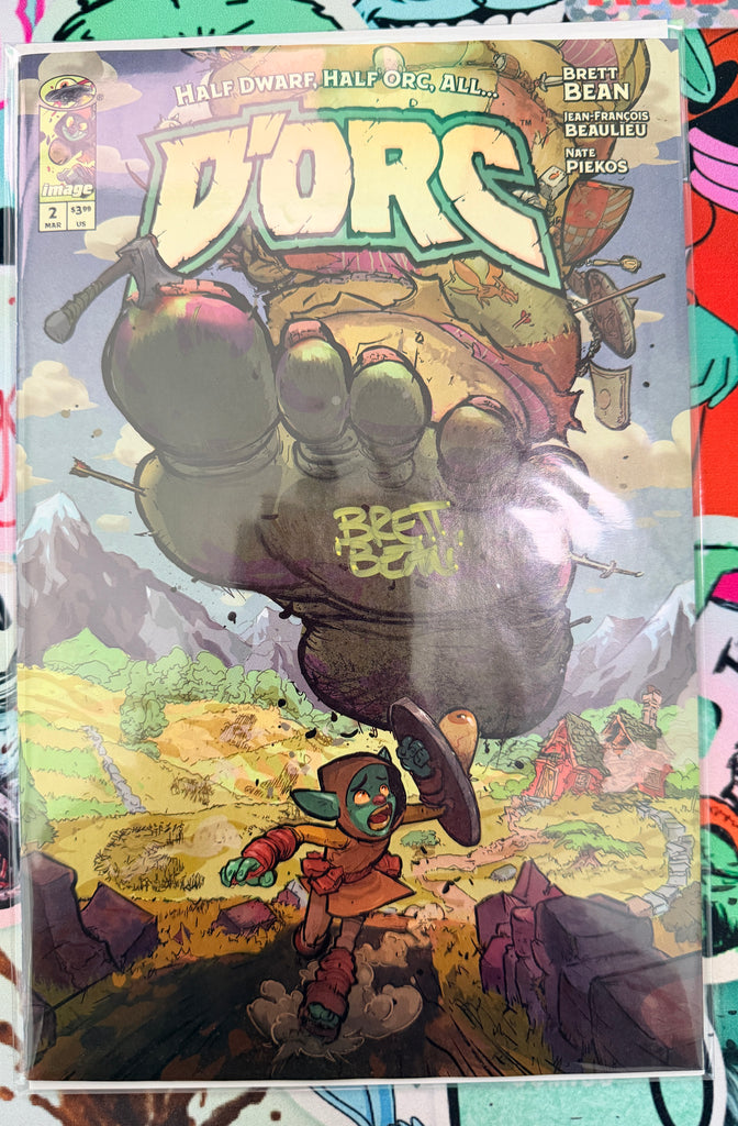 Dorc #2 Cover B Riley Rossmo Variant | Signed by Brett Bean