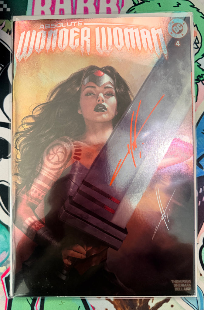 Absolute Wonder Woman #4 | Carla Cohen Foil Variant | Signed By Carla Cohen