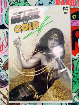 Wonder Woman Black & Gold #1  | Carla Cohen Variant | Signed By Carla Cohen