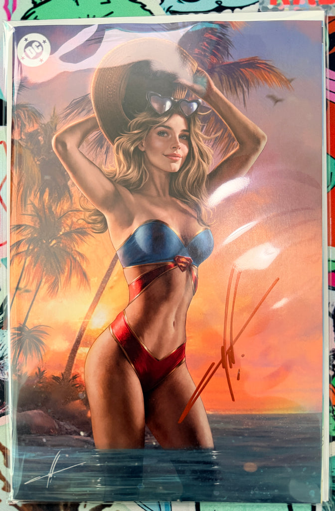 GNORTS SWIMSUIT #1 | CARLA COHEN MEGACON SUPERGIRL VARIANT | SIGNED BY CARLA COHEN