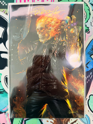 GHOST RIDER FINAL VENGEANCE #1 | PARRILLO FOIL VARIANT | RABBIT EXCLUSIVE | SIGNED BY PARRILLO