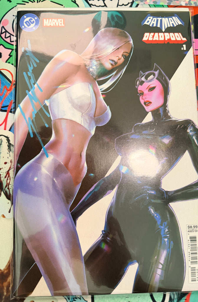 DC Marvel Batman Deadpool #1 (One Shot) Cover S Sozomaika Variant | Signed by Sozomaika