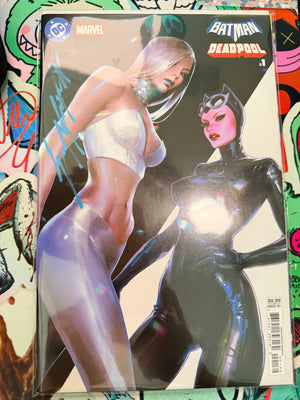 DC Marvel Batman Deadpool #1 (One Shot) Cover S Sozomaika Variant | Signed by Sozomaika