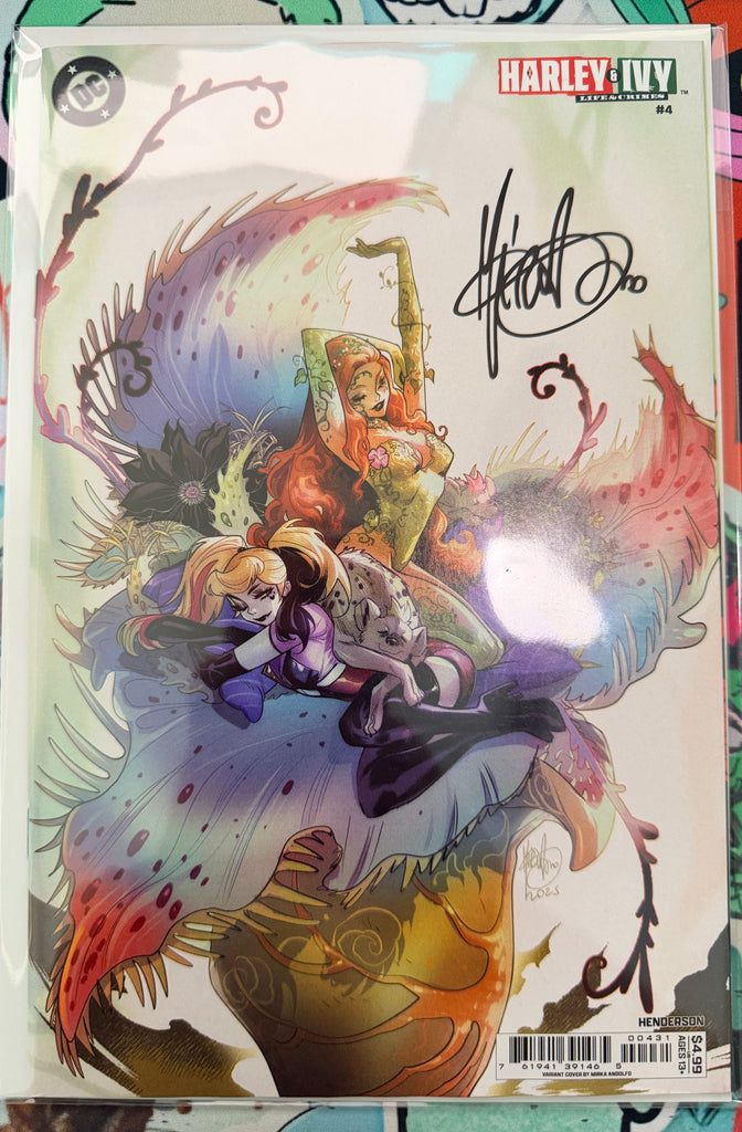 Harley And Ivy Life And Crimes #4 (Of 6) Cover C Mirka Andolfo Variant | Signed by Mirka