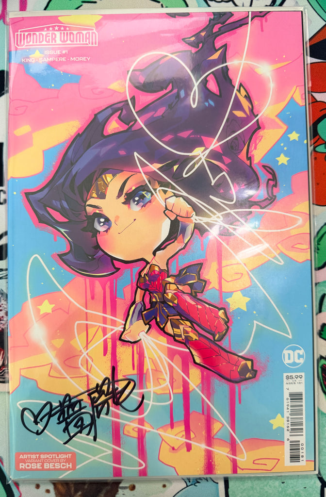 Wonder Woman #1 | Rose Besch Variant | Signed by Rose Besch