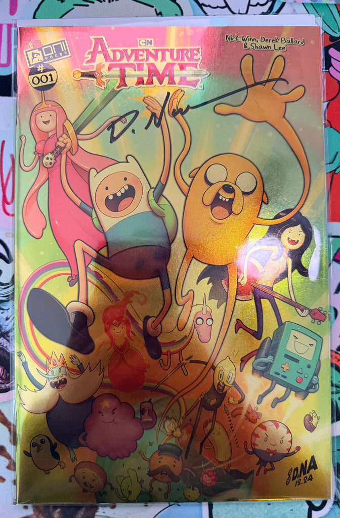 Adventure Time #1 (2025) | David Nakayama Gold Foil Variant | Signed by David Nakayama