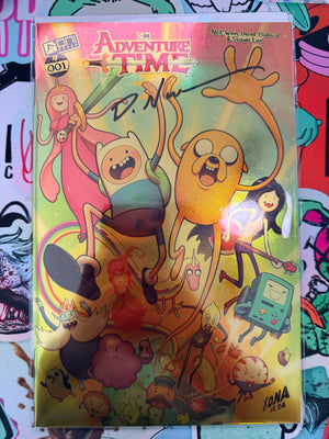 Adventure Time #1 (2025) | David Nakayama Gold Foil Variant | Signed by David Nakayama