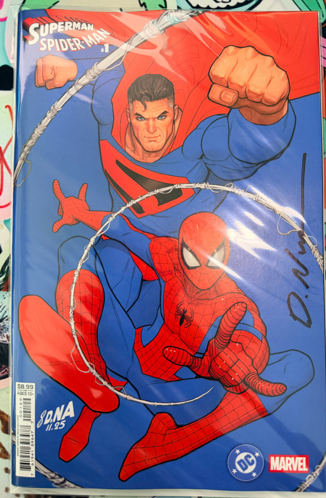 DC Marvel Superman Spider-Man #1 (One Shot) Cover Q David Nakayama Variant | Signed by David Nakayama