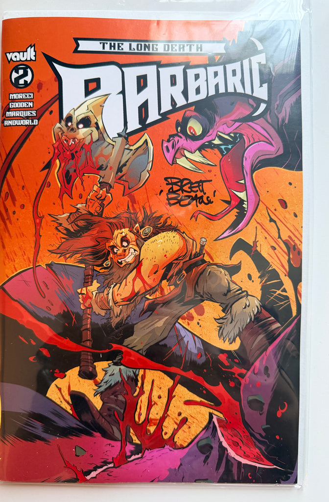 Barbaric The Long Death #2 | Brett Bean Variant | Signed by Brett Bean