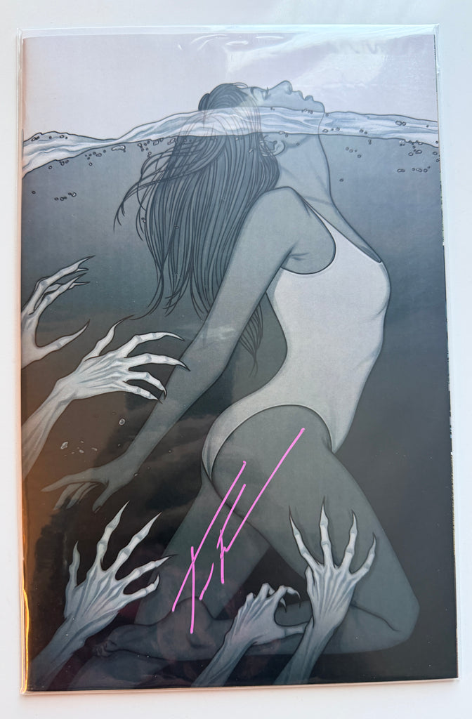 Hello Darkness #19 | Frison Blind Bag BW Variant | Signed by Jenny Frison