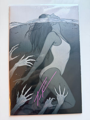 Hello Darkness #19 | Frison Blind Bag BW Variant | Signed by Jenny Frison
