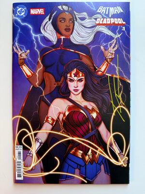 DC Marvel Batman Deadpool #Cover H Jenny Frison Variant | Signed by Jenny Frison