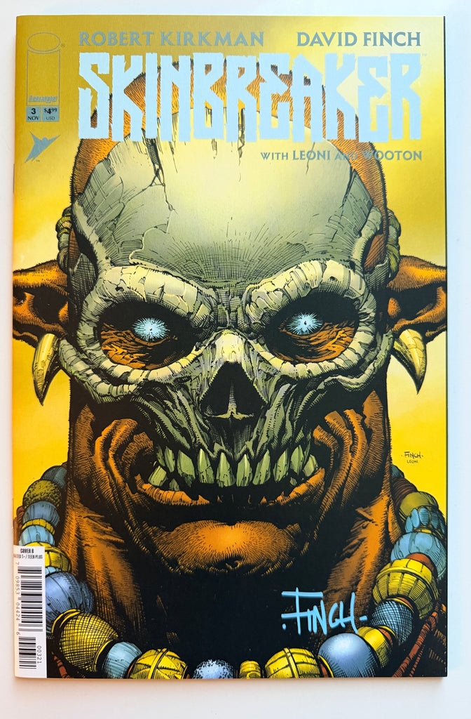 Skinbreaker #3 Cover B David Finch Portrait Variant | Signed by David Finch