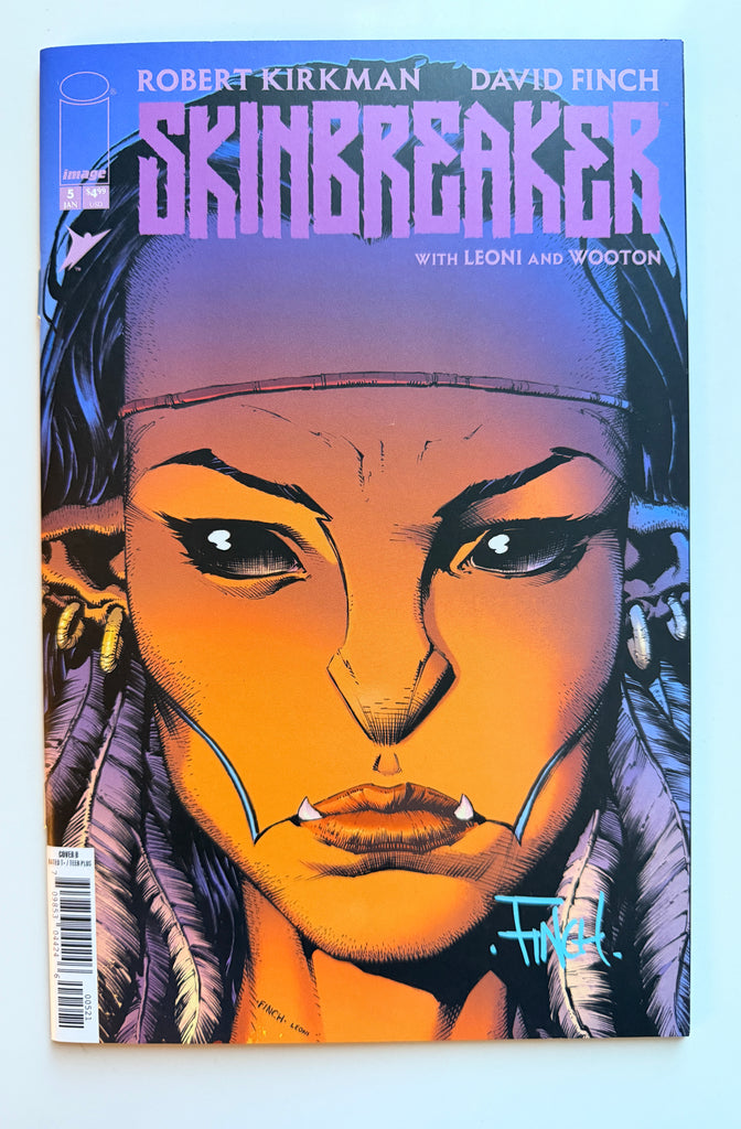 Skinbreaker #5 Cover B David Finch & Annalisa Leoni Portrait Variant | Signed by David Finch