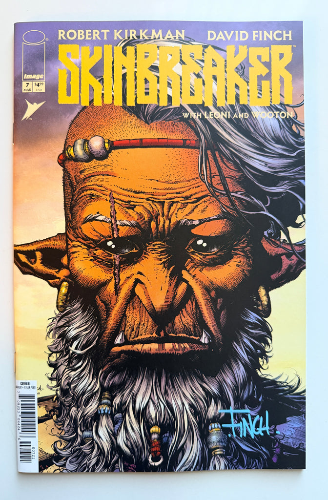 Skinbreaker #7 Cover B David Finch & Annalisa Leoni Portrait Variant | Signed by David Finch